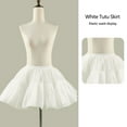 thumbnail image 2 of Yokua Womens 1950s Tutu Tulle Petticoat Double Layer Bubble Puffy Skirt Underskirt, 2 of 15
