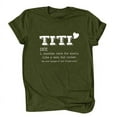 thumbnail image 5 of SDNall T-Shirts for Women Short Sleeves Letter Print Casual Tops T-Shirt, 5 of 9
