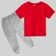 thumbnail image 3 of Conjunto de Pantalones de Dos Piezas con Pierna Flare Y Cintura Alta para Niñas, Vestido de Verano de Manga Corta en Ropa de Niños de Color Sólido, 3 of 6