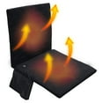 thumbnail image 3 of Extra Wide Portable Heated Stadium Seat Cushion Foldable Bleacher Chair With Three Heating For Outdoor Events, 3 of 7