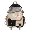 thumbnail image 1 of Mochila escolar Stray Kids de nailon de 30 x 14 x 43 cm para niños, 1 of 3