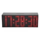 thumbnail image 5 of Reloj de escritorio de pared con despertador digital LED gigante de 6 dígitos (rojo, versión de 6 dígitos), 5 of 8