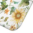 thumbnail image 6 of Microfibre Drying Mat for Kitchen Farmhouse Yellow Diasy Plant Dish Drying Drainer Mat Absorbent Drying Mat Washing Up for Glass, Plate & Cup 16inch X 18inch, 6 of 7