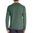 thumbnail image 4 of Coloody Mens Fashion Casual Front Placket Basic Long Sleeve Henley T-Shirts, 4 of 5