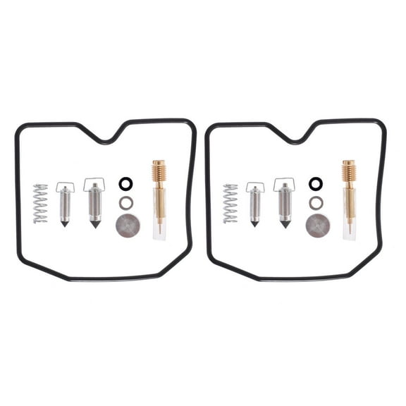 2-Pack Carburetor Rebuild Kit Fit for Kawasaki Ninja EX250 EX500 EL EX EN 250 500 Carb Repair Kit
