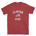 thumbnail image 1 of Clinton Utah Patriot Men's Cotton T-Shirt, 1 of 1