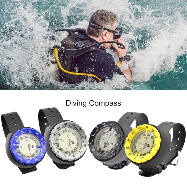 Effective Compass Strong Construction ABS Convenient Reading Waterproof Diving Compass for Outdoor