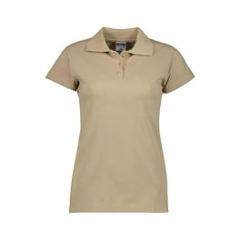 Playera Tipo Polo Dama Pique 100 algodon color Blanco Talla Chica NAO Playera Tipo Polo Lady Walmart en linea