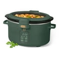thumbnail image 6 of Beautiful 4 Qt Digital Slow Cooker with Hinged Locking Lid, Thyme Green by Drew Barrymore, 6 of 12