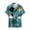 Green, variant on T Shirts for Man Cute Cat Animal Graphic Print Short Sleeve Crew Neck Loose Breathable Casual Fashion Daily Mens Shirts Yellow M