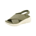 thumbnail image 2 of OKBOP Open Toe Orthopedic Sandals for Women Footbed Wedge Sandals Arch Support Casual Lightweight Non-Slip Shoes, 2 of 6