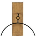 thumbnail image 6 of Kate and Laurel Maxfield Wall Sconce Candle Holder, 23-3/4"H x 13"W x 5-1/2"D, Rustic Brown, 6 of 11