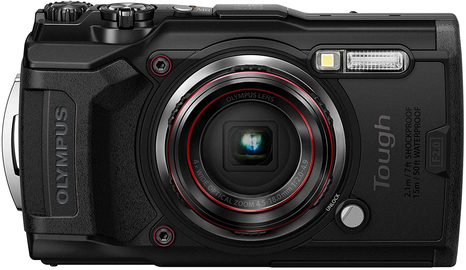 Olympus Tough TG-6 Adventure-Ready Compact Camera - Red Olympus Tough TG-6 Adventure-Ready Compact Camera - Red