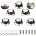 thumbnail image 1 of Mango de tapa de perilla de tapa de acero inoxidable de 6 piezas con tornillos, tapas universales, manija de repuesto para tapa de olla para utensilios de cocina, 1 of 5