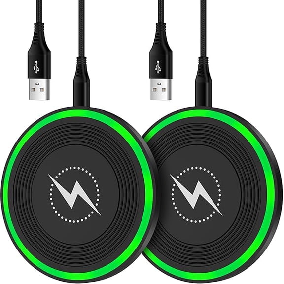 Wireless Charger Fast Charging Pad for Samsung Galaxy S24 Plus/S25 Ultra/Z Fold 6/Flip 6/5/S24 Ultra/S23/S22/S21/S20/S10,2Pack 15W Wireless Android Charger Fast Charger Station for Pixel 9/8 Pro/8a/7