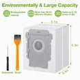 thumbnail image 4 of Bolsas para aspiradora Rowhalf, paquete de 12 unidades, compatibles con iRobot Roomba, 4 of 7