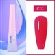 thumbnail image 1 of Esmalte de uñas con purpurina y efecto espejo, holográfico, rojo, base seca, capa superior para uñas de manos y pies, manicura francesa, 8 ml, extensión de uñas, 1 of 3