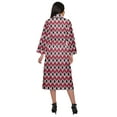 thumbnail image 3 of Moomaya Printed Robe For Girls Cotton Bathrobes For Women Wrap Dressing Gown, 3 of 6