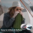 thumbnail image 5 of TREKOLOGY Almohada inflable para acampar - Almohada ultraligera para mochileros, caminatas, actividades al aire libre, viajes, picnic y dormir - Almohada de campamento compacta, portátil y cómoda para, 5 of 5