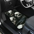 thumbnail image 3 of Uourmeti Skeleton from Hell Car Floor Mats 2 Pieces Auto Accessories Vehicle Carpet Non-Skid Backing, Universal Fit, 3 of 7