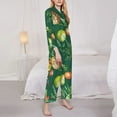 thumbnail image 5 of Wukai Vegan Print Women's Pajama Set - Soft Long Sleeve Sleepwear for Comfort and Style-Medium, 5 of 9
