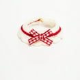 thumbnail image 1 of Serviette de Salive Tricotée à la Main Nœud Papillon Mignon Chaton Chat Chiot Collier Réglable Décoration pour Chien Accessoires pour Chien, 1 of 4