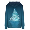 thumbnail image 5 of Chandail en Molleton Oversize de Noël pour Femmes Mode Imprimé Pull Tops Manches Longues Blouse à Capuche Chandail en Molleton Cadeau de Noël en Solde, 5 of 5