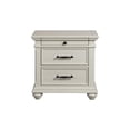 thumbnail image 2 of Picket House Furnishings Brooks 3-Drawer Nightstand with USB Ports, 2 of 12