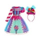 thumbnail image 5 of Vestido de ,Vestido de para niñas Vestido de con diadema,Vestido de princesa Disfraz de Disfraz ,Falda Carnaval Fiesta de cumpleaños de Halloween, 5 of 8