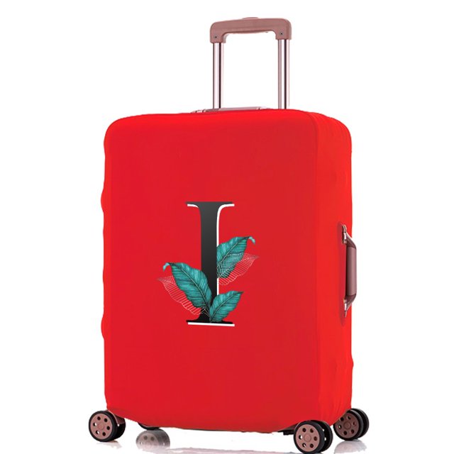 Travel Luggage Covers Suitcase Cover Protector Reusable for Washable 18-32inch Leaf Printed Pattern Series Travel Accessories 8leaf I XL
