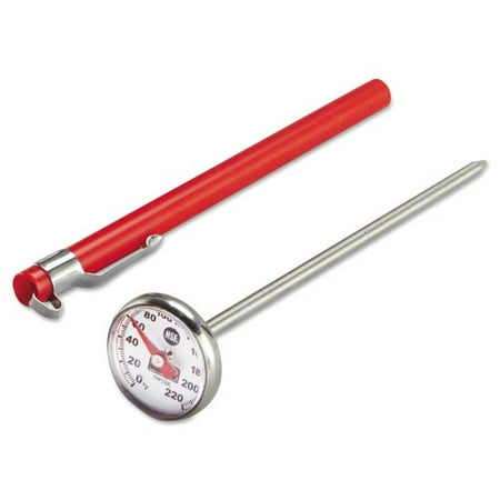 

Rubbermaid Commercial Industrial-Grade Analog Pocket Thermometer 0F to 220F (THP220C)