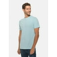 thumbnail image 2 of Lane Seven Men's 100% Cotton Short Sleeves Crew Plain T-Shirt Blue Mist XS, 2 of 8