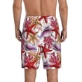 thumbnail image 5 of Cauagu Coral Reef Print Pajama Bottoms for Men Sleep Pajama Shorts Elastic Waistband Sleep Pajama Short Men's PJ Shorts -3X-Large, 5 of 6