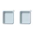 thumbnail image 2 of Baking Cake Mold Pan 2Pc Non Stick Silicone Baking Pan Rectangular Cake Heat Bakeware for Diy and Baking Kitchen Cake Making Tools Cake Mold Baking Pan Baking Mold Dessert Mold Bakeware Baking Tool C, 2 of 5