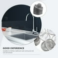 thumbnail image 4 of MEIBUTYUP Metal Sink Strainer 20Pcs Silver Mesh Filter for Kitchen Bathroom Laundry, 4 of 6