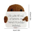thumbnail image 2 of Muñeca Divertida Linda Lana Tejer Patata Positiva (Patata pequeña - Serie L), 2 of 3