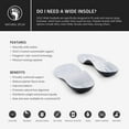 thumbnail image 3 of SOLE Active Wide Footbed Insoles-Thin-M 10 W 12, 3 of 8