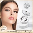 thumbnail image 2 of Magnetic false eyelashes, reusable dual magnetic false eyelashes with applicator, natural appearance, suitable for women's makeup, 2 of 15