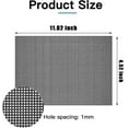 thumbnail image 2 of Tutuviw 12Pcs Flexible Scrubbing Screen for Stain Calcium Deposits Scrubber Flexible Scouring Mesh Pad Abrasive Grit Cleaning Screen for Remove Carbon Rust Scale( 11.02*4.52 inch), 2 of 7