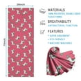 thumbnail image 2 of Pink Cartoon Unicorn Pattern Hot Yoga Mat Towel Non Slip for Hot Yoga - Quick-Drying Yoga Mat Cover with 4 Corner Pockets with Travel Bag - Hot Yoga Towel Non Slip 74"x26", 2 of 6
