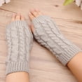 thumbnail image 2 of Skpblutn Women'S Glove Stretch Keep Riding With Mobile Phone Winter Knitted Warm Gloves Y One Size, 2 of 4