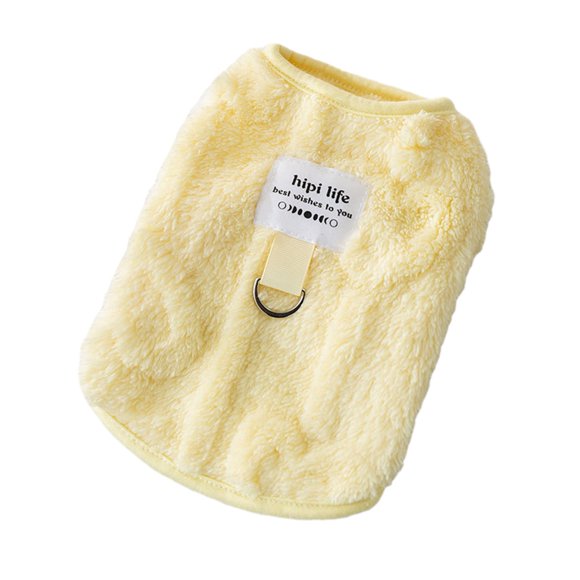 Chandail pour Chien Vêtements pour Animaux de Compagnie Chaud Hiver Gilet pour Animaux Tissu Doux Vêtements pour Chien Confortable Chandail en Peluche pour Chat Fournitures pour Animaux