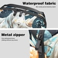 thumbnail image 4 of Rhinoceros Travel Organizer Oxford Cloth Waterproof Storage Pouch Hard Drive Bags Computer Cable Organizer Power Plug Travel Organizer Small 5.9x9.44x3.14 in, 4 of 6