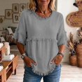 thumbnail image 5 of Womens Short Sleeve Tops Summer 2026 Trendy Boat Day Outfits Dressy Casual Blouses for Work Vacation Mode, 5 of 6