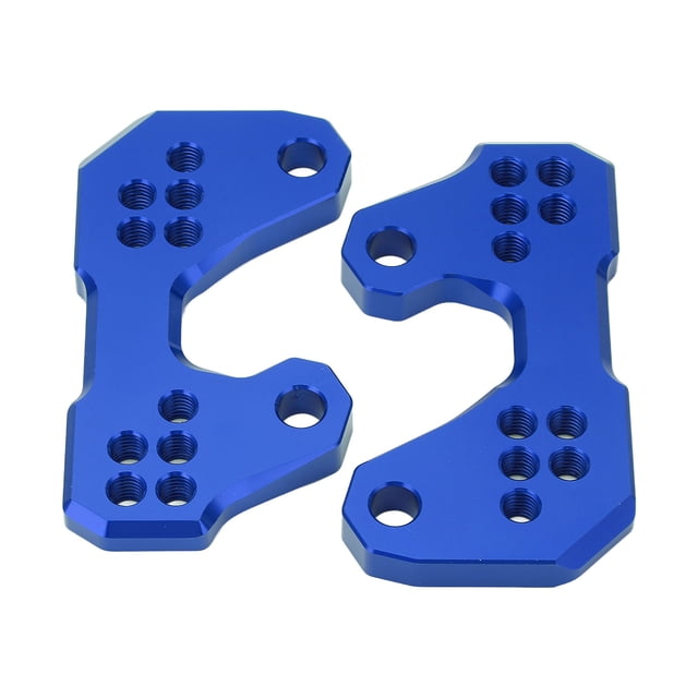Reemplazo de la Base de montaje de las clavijas traseras ajustables de la motocicleta para YZF R3 R25 MT25 MT03 azul