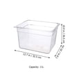 thumbnail image 2 of Raindrops Reusable Transparent Slow Cooker Container with Easy Storage and Dishwasher Safe Design, 2 of 8
