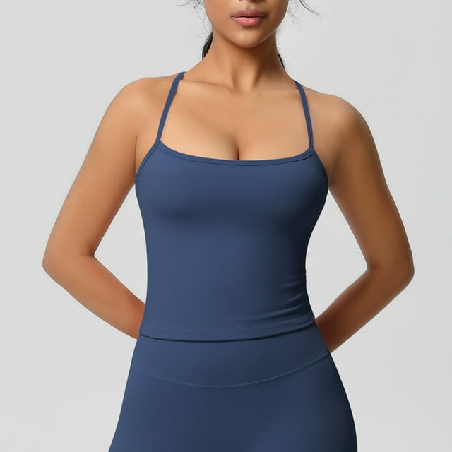 mfyjkho Tops Para Salir Para Mujer, Blusas Casuales De Moda Para Mujer, De Color Sólido, Deportivas, De Yoga, De Secado Rápido, De Manga Corta Y Cuello Redondo Tops Para Salir S