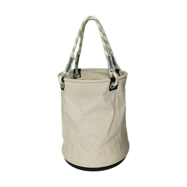 Cubo de lona con Base de PP, bolsa estilo cubo de lona, diseño aislado multifuncional resistente, bolsa de herramientas aislada para electricista