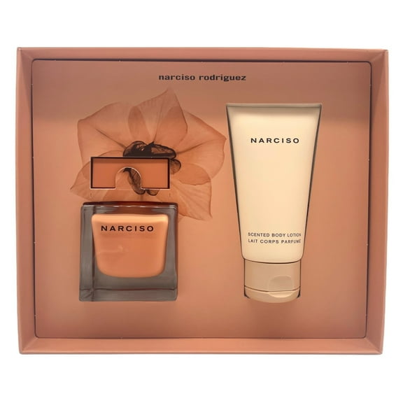 Narciso Rodriguez Ambree 2pc Gift Set for Women - 1.6 oz Eau de Parfum Spray   1.6 oz Body Lotion