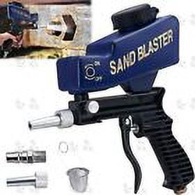 Compact Sand Blaster Gun Kit, Durable PP Built For Multiple Tasks, Portable Sandblaster With Effective Coating Removal, Ideal For Rust And Paint Stripping On Metal And Wood